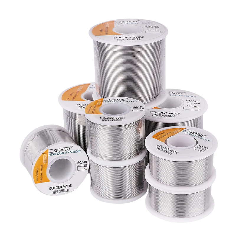 

Tin Lead Rosin Core Solder Wire Melt Rosin Core Solder Soldering Wire Roll No-clean Electrical Soldering, Content 2% Solder Flux