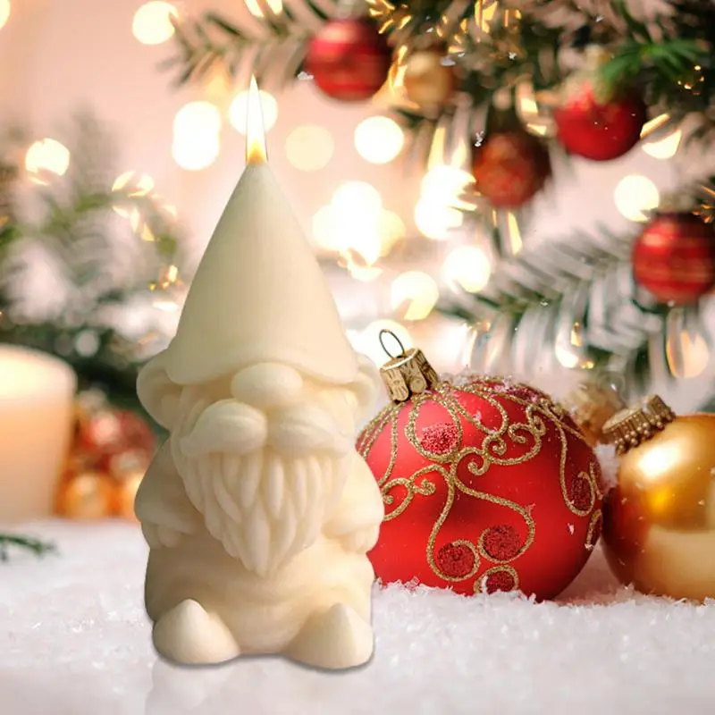 

Рождественская силиконовая форма гнома, Санта-Клаус, 3D поделки, литье свечи для «сделай сам», инструменты ручной работы для ароматерапии, украшения «сделай сам», домашний стол