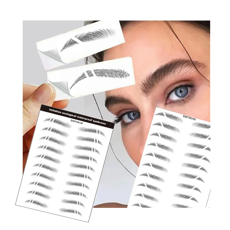 

Eyebrow Tattoo Stickers 6d Simulation Lazy Eyebrow Stickers Natural Traceless Waterproof Lasting A Variety Of Eyebrow Shapes