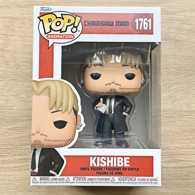 Фото Коллекционная фигурка Funko Pop Chainsaw Man: Химено Кишибе, Почита, Денджи с самурайским мечом, виниловая модель, аниме-украшение для рабочего стола, игрушка, подарок №3
