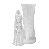 silicone bridegroom mold bridebridegroom candle mould reusable candle making resin molds for diy art crafts