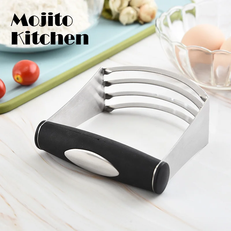 Hand held 5 Blades Dough Blender Stainless Steel  Duty Dough