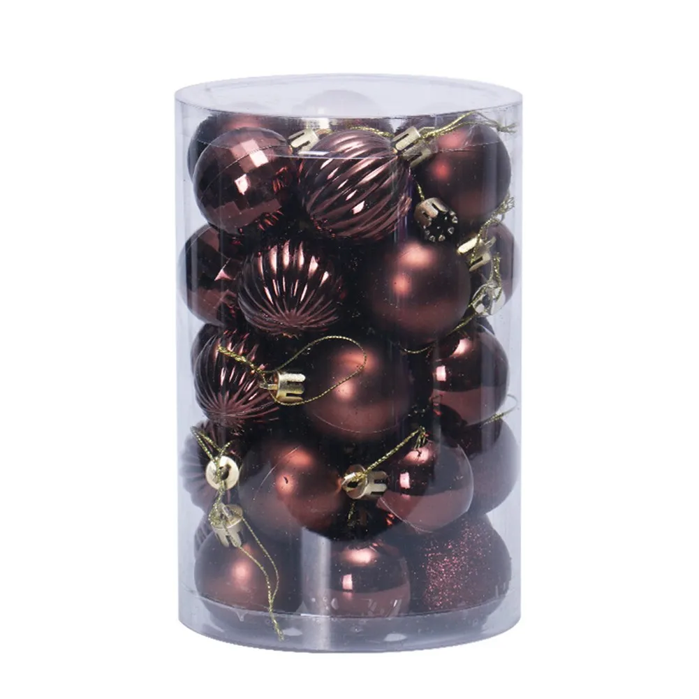 

34PCs Colorful Christmas Balls Christmas Tree Ornaments Balls Xmas Decorations Hanging Tree Pendants New Year 2021 Gift Noel