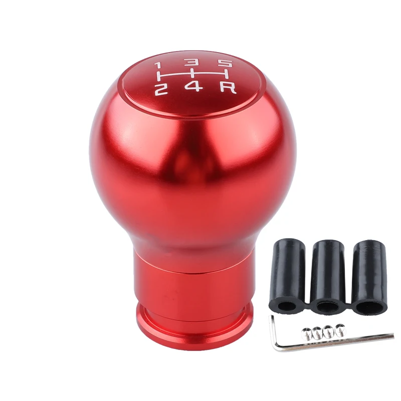 

Универсальная алюминиевая ручка переключения передач, чёрный, красный, 5/6 скоростей, для гоночных автомобилей JDM, ручка ручного переключения передач из сплава