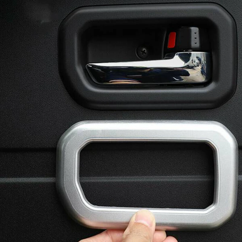 

2 шт. Внутренняя дверь автомобиля ручка декоративная крышка отделка для-Suzuki Jimny 2019-2021 JB74 JB64 JB43