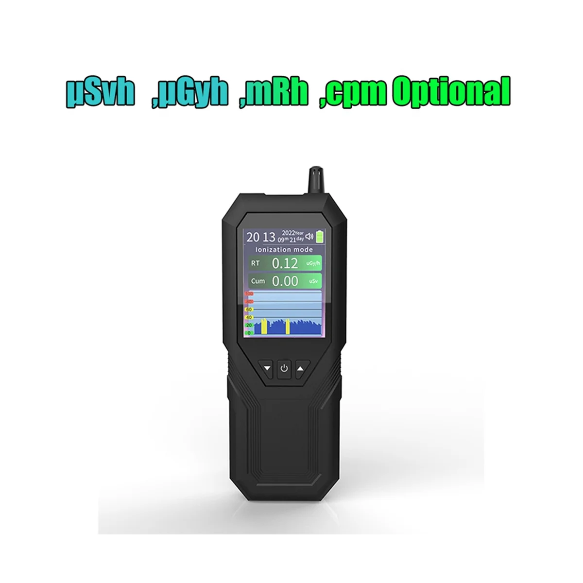 Счетчик Гейгера детектор ядерного излучения дозиметр черный удлинение