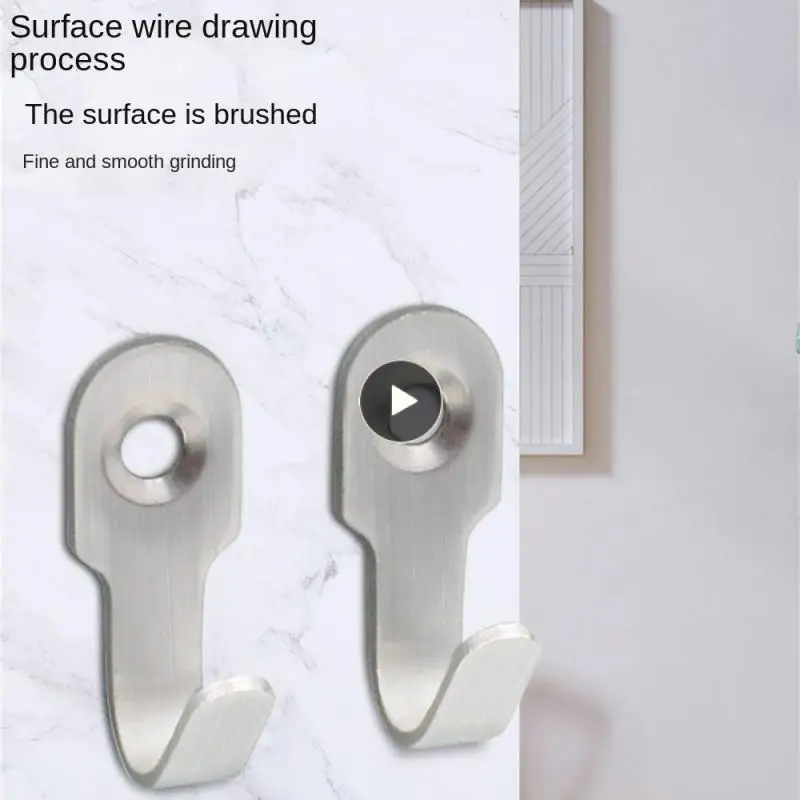 

Rustless Bathroom Hook Durable Thickened Coat And Hat Hook Good Load Bearing Stainless Steel Hook Solid Steel Coat Hook