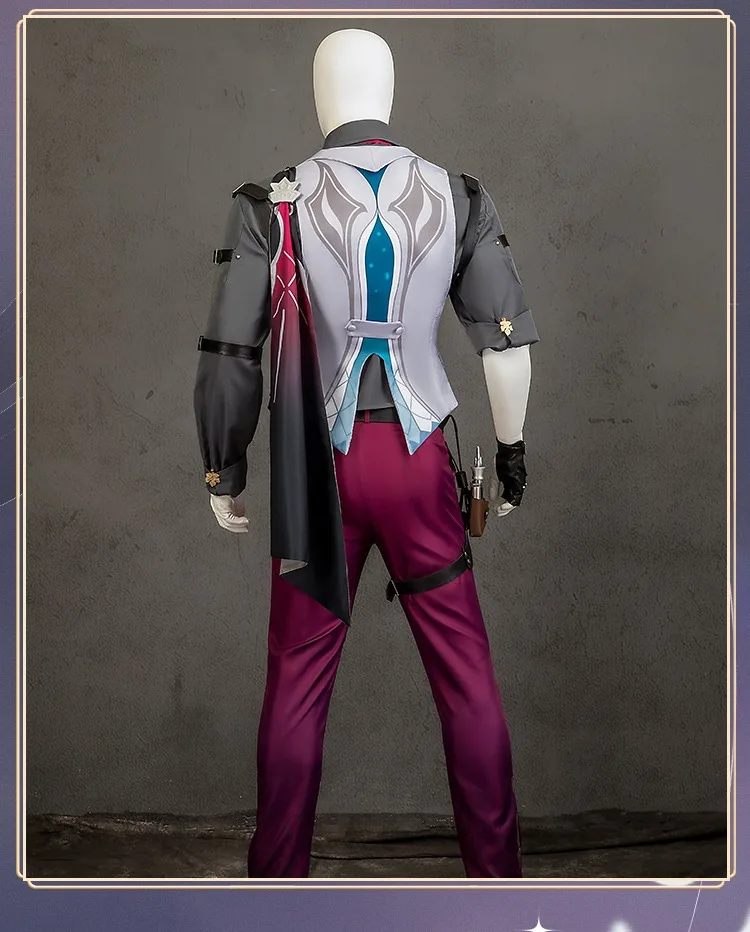Костюм для косплея Game Honkai Star Rail Gallagher парик штаны рубашка жилет галстук костюмы