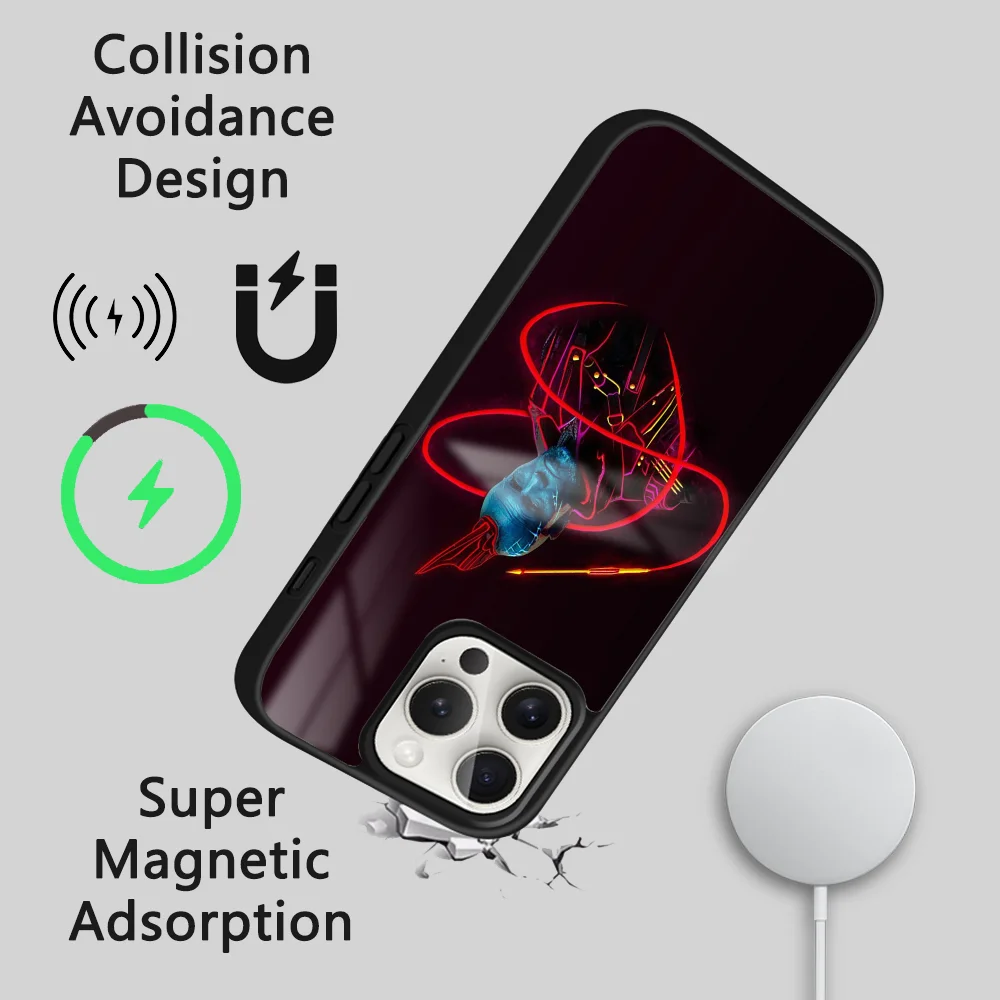 Чехол для телефона Yondu Guardians Of The Galaxy iPhone 16 15 14 13 12 11 Pro Max Plus Mini Magsafe Mirror беспроводной