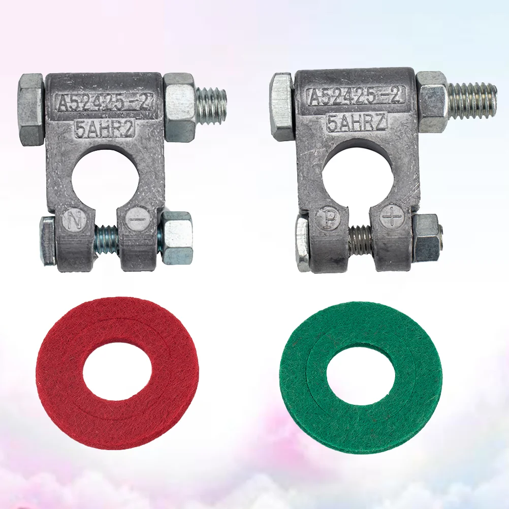 

1Pair Terminal Jumper Cable Ends Negative and Positive Terminals