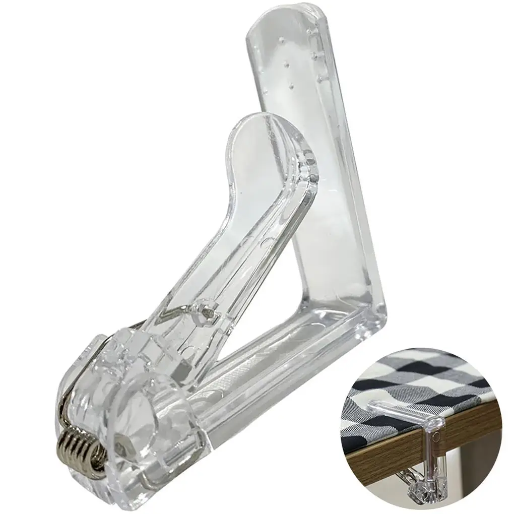 

10 Pack Tablecloth Holders with Spring Fixing Clamp Grip Fixation Bracket Outdoor Home Picnics Weddings Kitchen