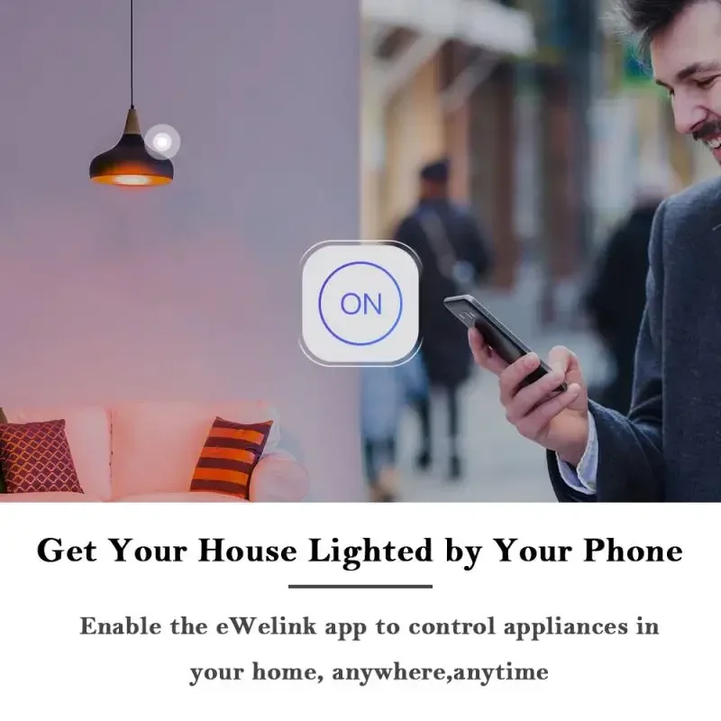 Фото SONOFF Mini R2 WIFI Smart Switch Smart Home Remote 2-Way Control Timer Wireless DIY Switch Ewelink Alexa Voice Interruptor №3