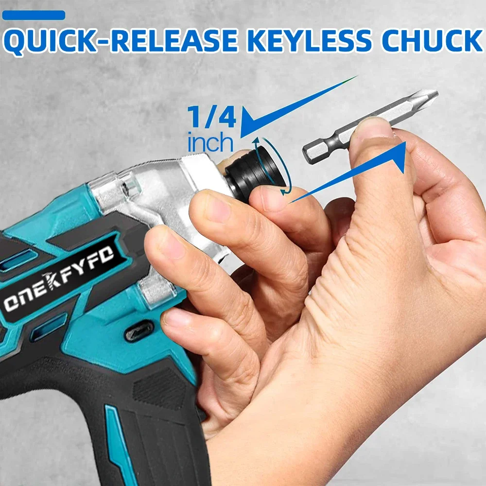 Аккумуляторная ударная дрель 18 в 1/4 нм