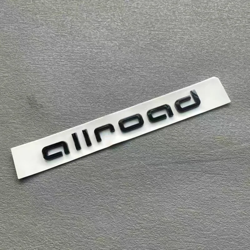 Audi A6 2020-2023 4-кольцевой логотип ABS черный автомобильный капот передний гриль задний