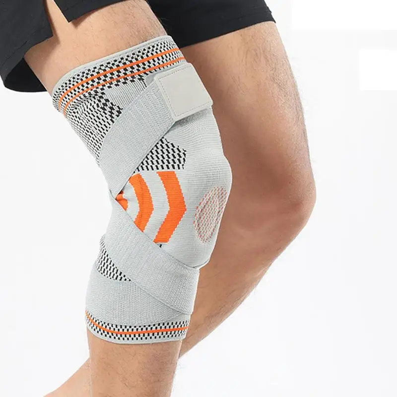 

Наколенники для баскетбола, мягкие дышащие, силикагелевые, на два ремешка, для сноуборда, защиты мозга