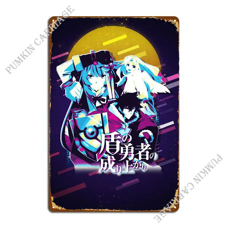 

Металлический плакат Tate No Yuusha No nose, персонализированный плакат для гостиной, жестяной плакат