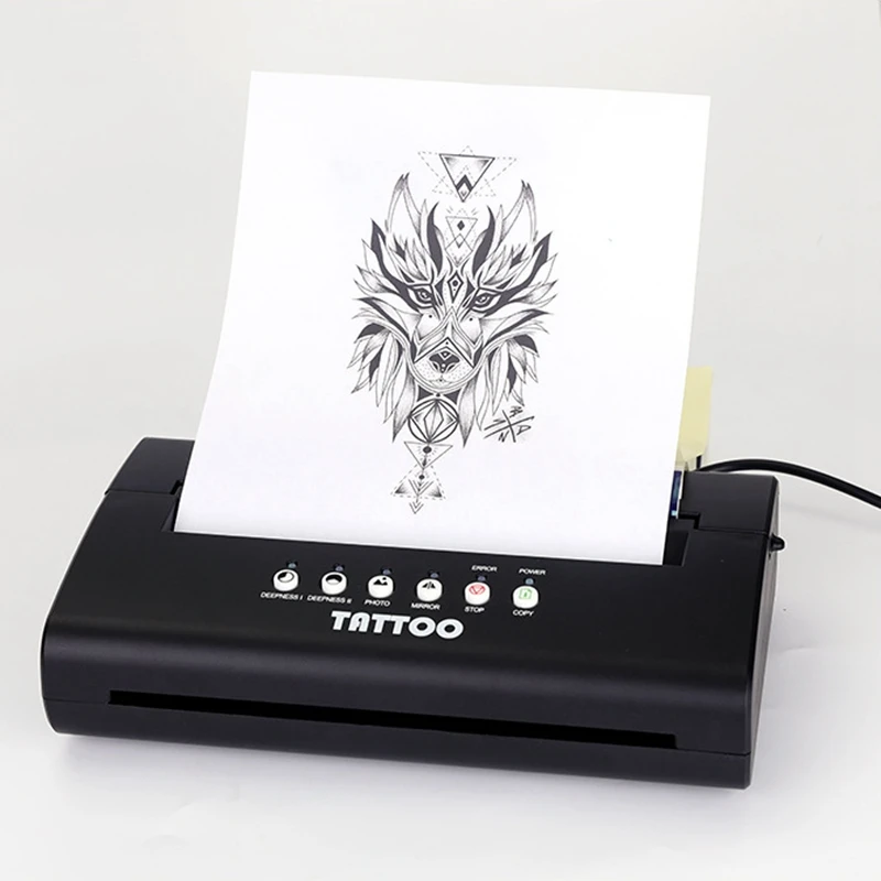 Tattoo Transfer Stencil Machine Tattoo Transfer Stencil Copier Printer Drawing Thermal Printing Line Art Tattoo Transfer Machine