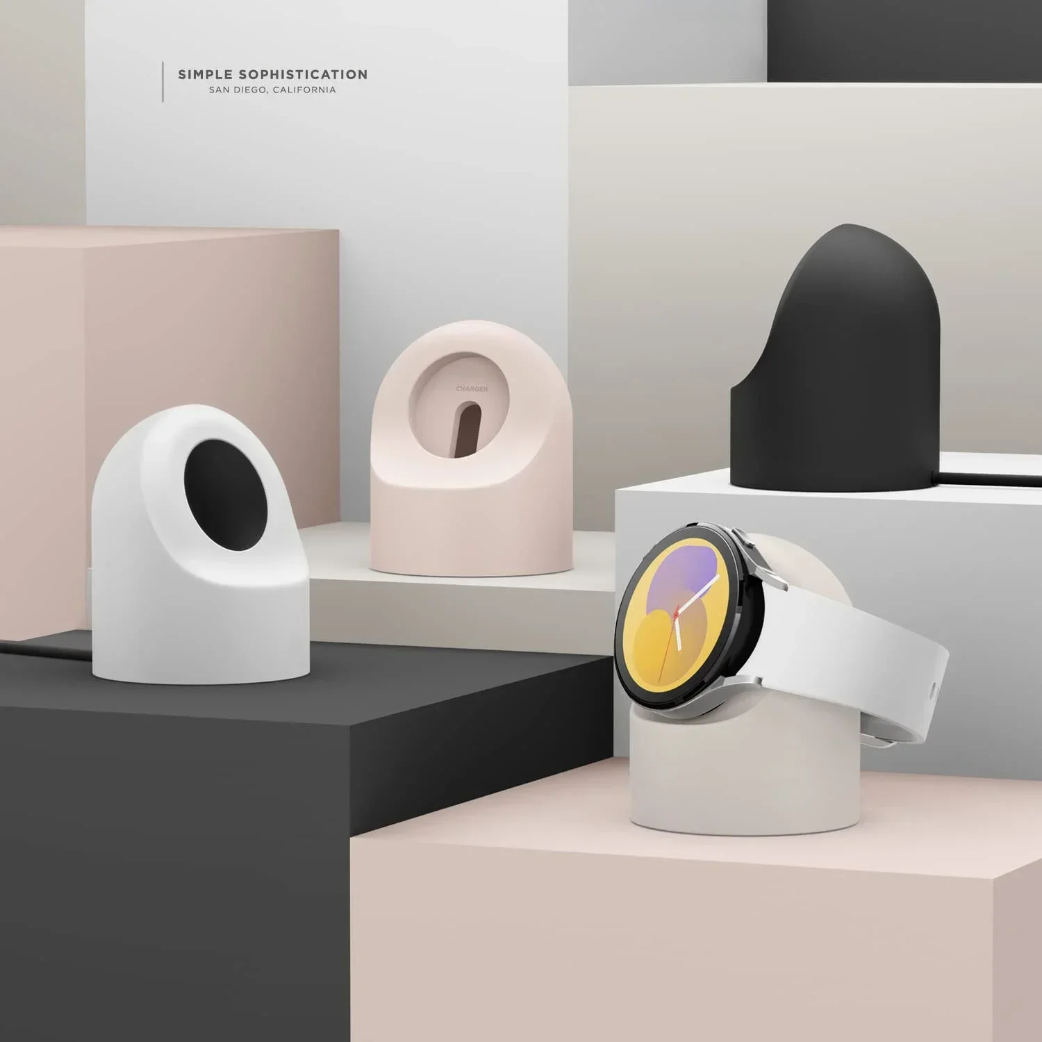 Силиконовый держатель для зарядного устройства Samsung Galaxy Watch