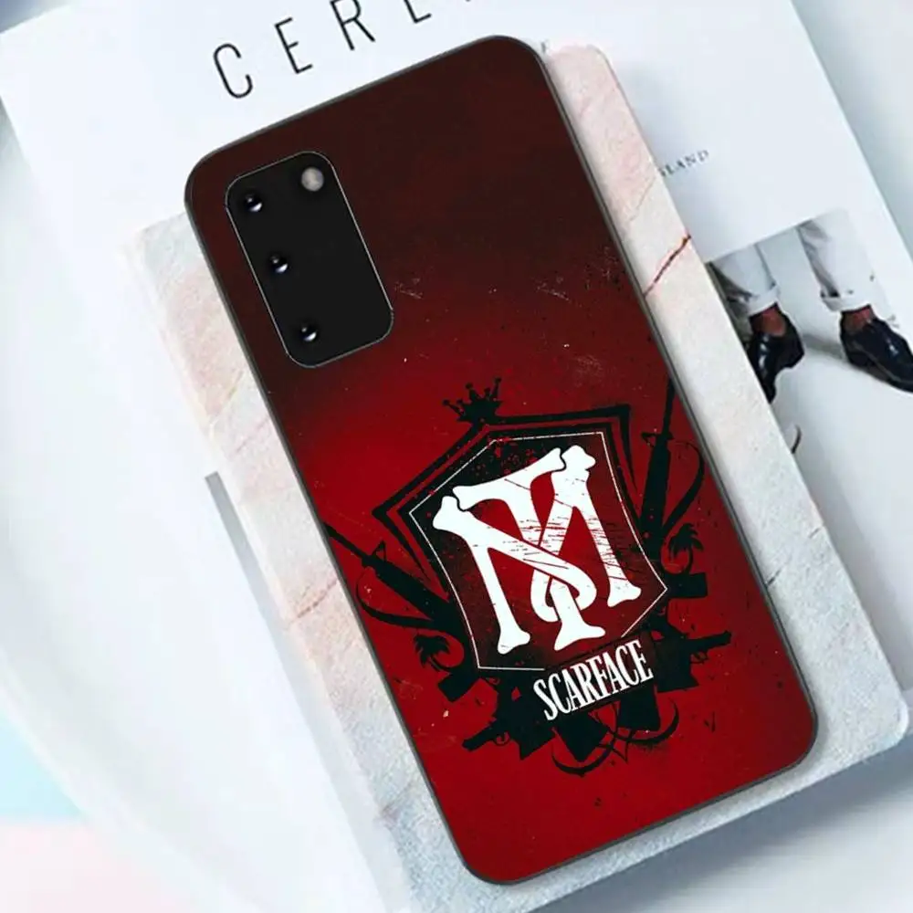 Фото Классический чехол для телефона Tonny Montanas Scarface для Samsung S 24 fe 25 Ultra plus 20 lite 21 30 22 23 24 22 Ultra 5G Fundas №5