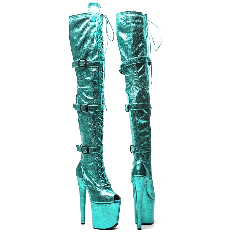 Сапоги Leecabe из искусственной кожи на высоком каблуке трендовые модные ботинки