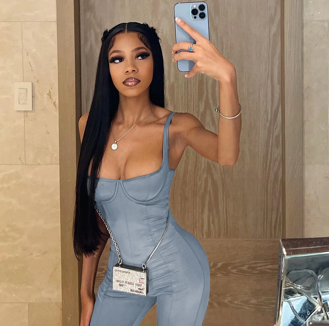 DSMTRC 2024 женская летняя одежда Y2k однотонная уличная комбинезон с ярким лицом