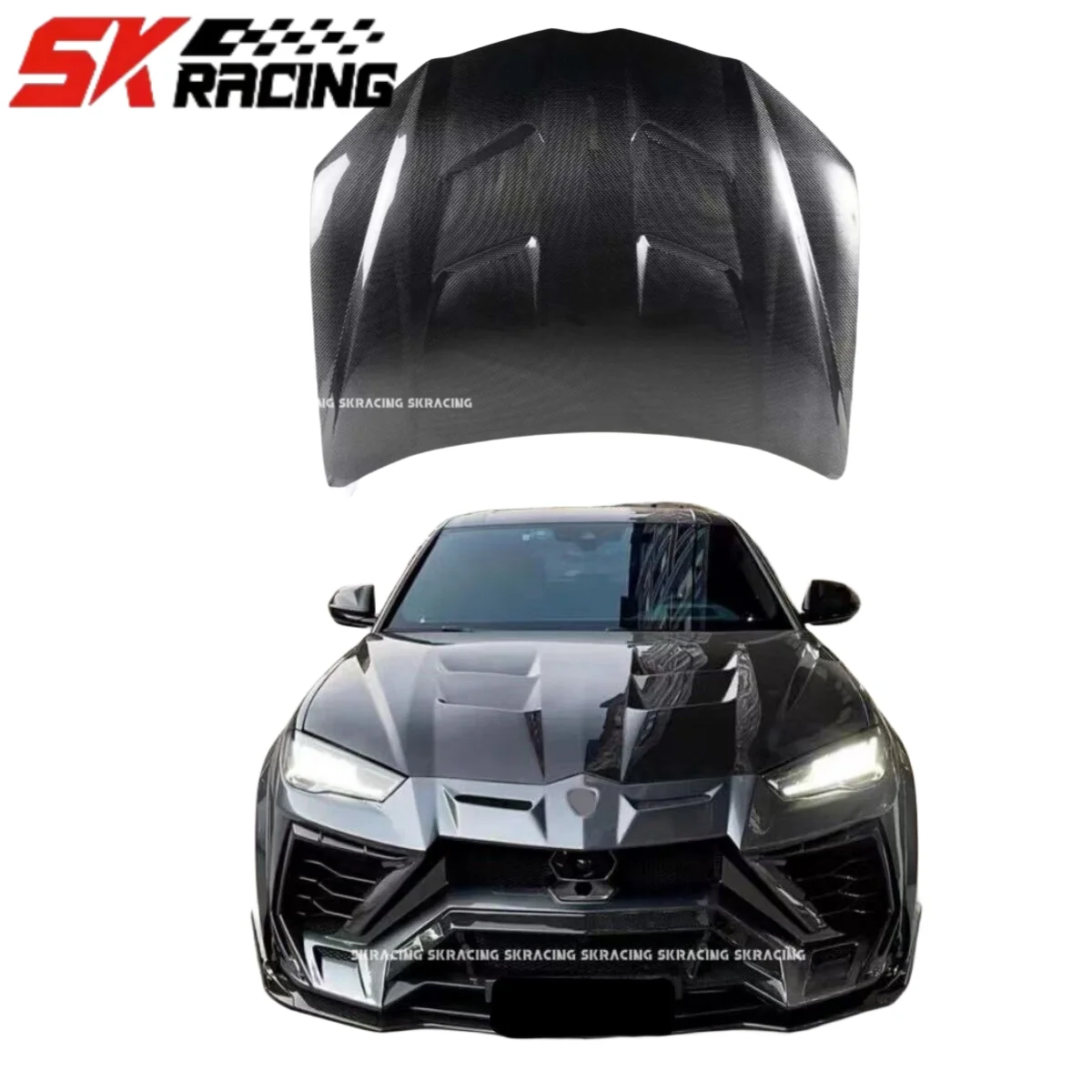 Накладка на капот двигателя из углеродного волокна подходит для Lamborghini URUS 2018-2021
