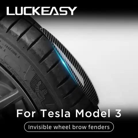 Брызговики LUCKEASY для Tesla Model3 Y 2022, брызговики для передних и задних колес, брызговики из АБС-пластика, аксессуары для модификации внешней част...