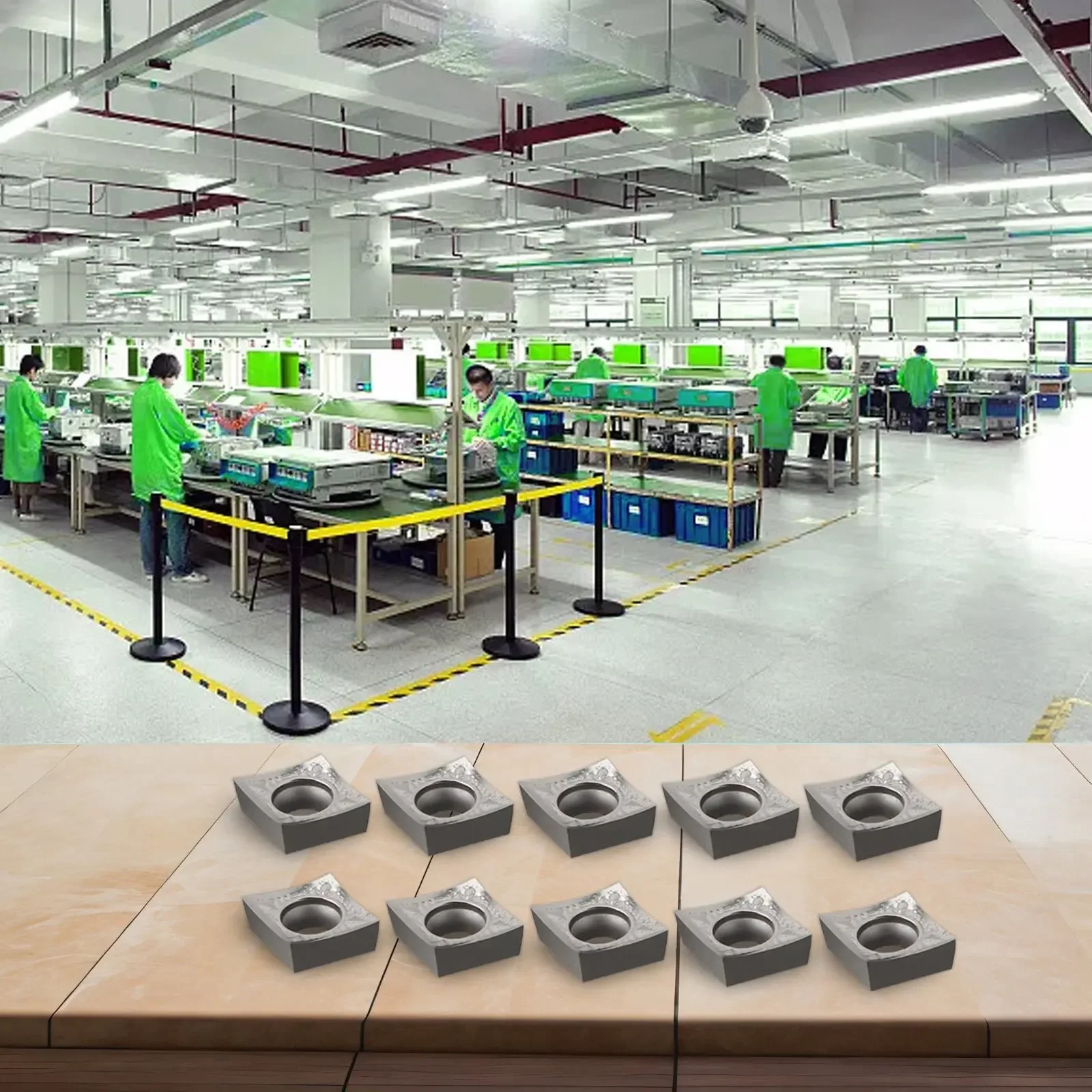 10 шт. карбидные вставки для ЧПУ CCGT 32 52