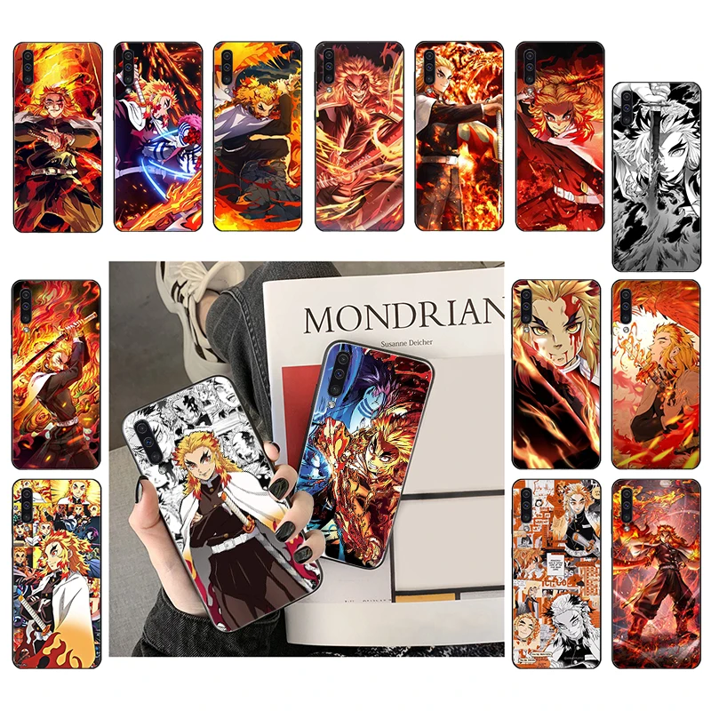 

Kyojuro Rengoku Kimetsu no Yaiba Anime Phone Case For Samsung A12 A32 A71 A11 A21S A02 A52 A72 A51 A50 A70 A31 A80 A20e M31