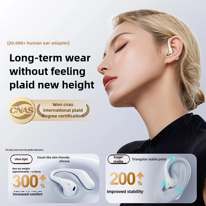 Kinglucky air8 Наушники-крючки Беспроводные наушники Шумоподавление Супер длительное