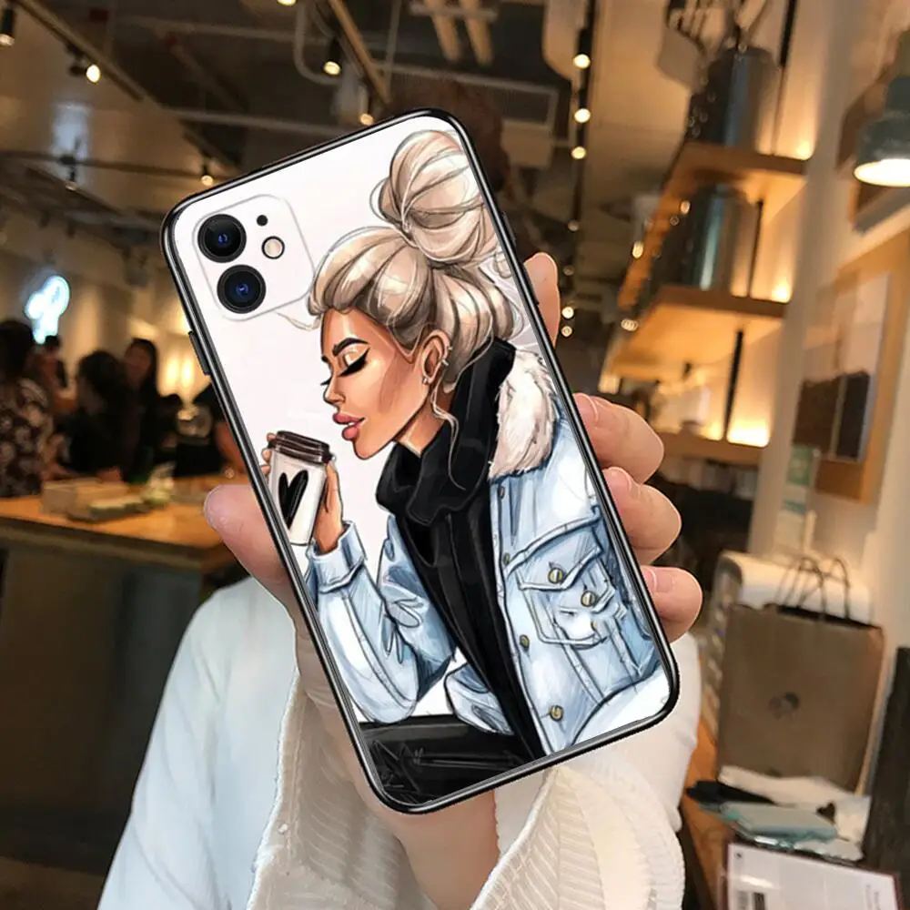 Чехлы OK but first coffee для телефонов iphone 13 Pro Max Чехол 12 11 8 PLUS 7PLUS 6S XR X XS 6 mini se мобильный