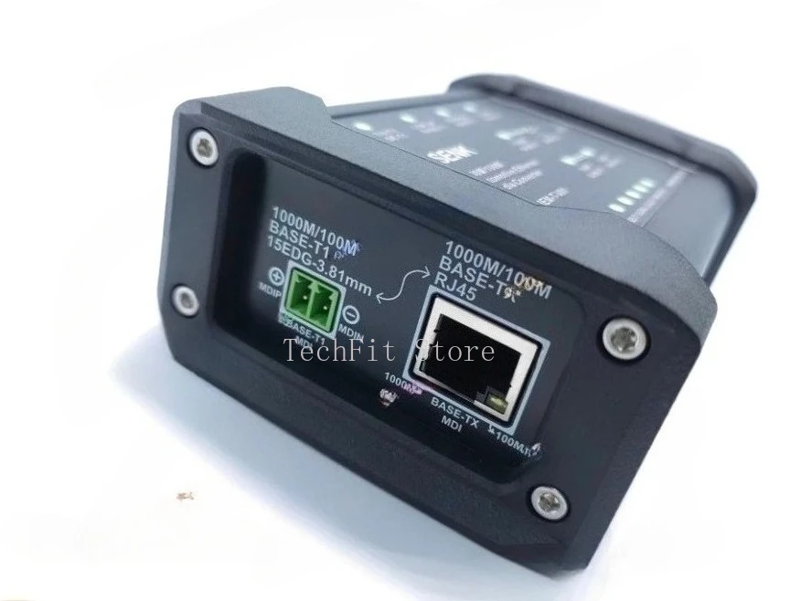 Фото Гигабитный автомобильный Ethernet-конвертер 1000BASE-T1 в BASE-TX Ethernet RJ45 ECU Diagnostic Master/Slave In-Car Network Solution №1
