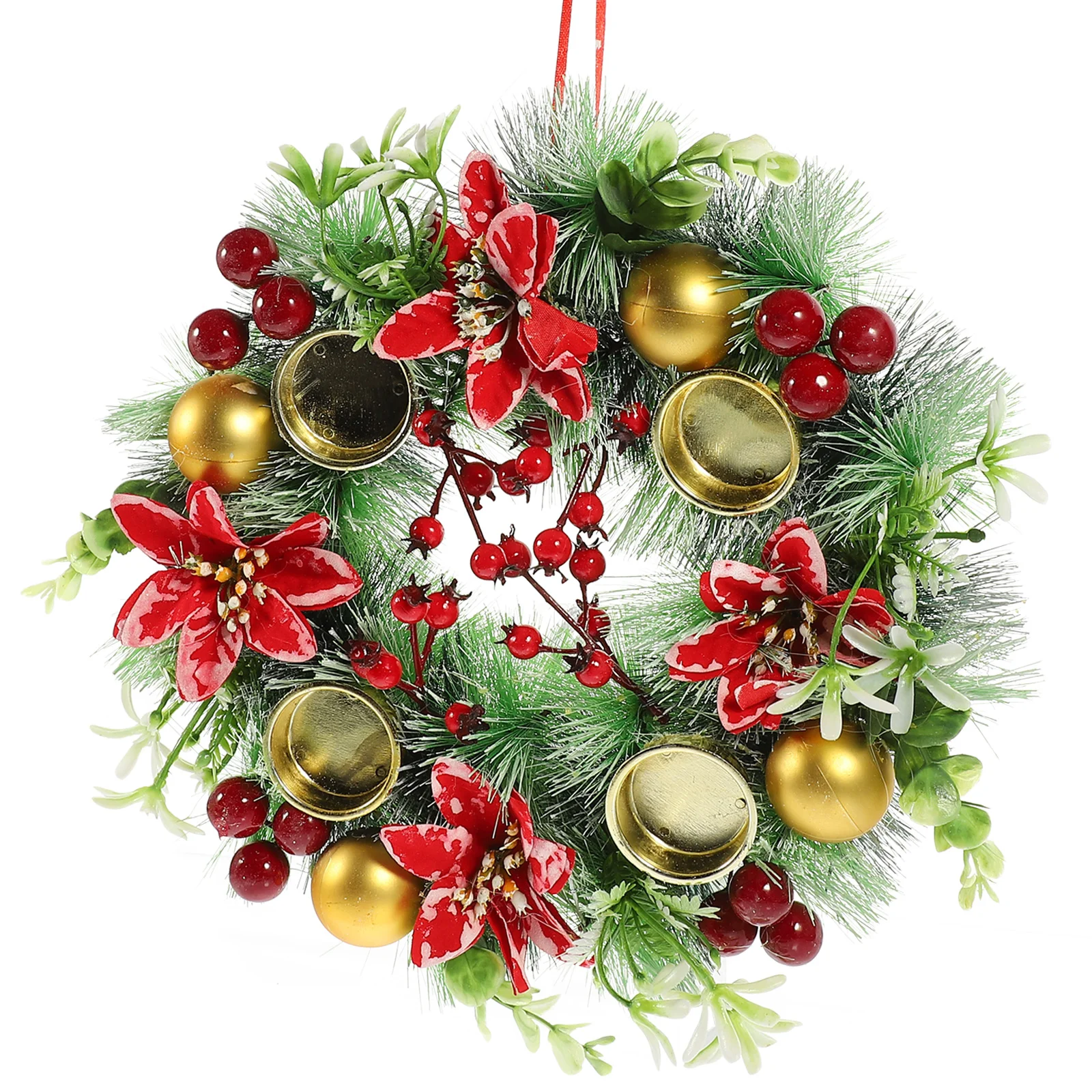 

Candlestick Birthday Decoration for Girl Christmas Advent Plastic Garland Ornament