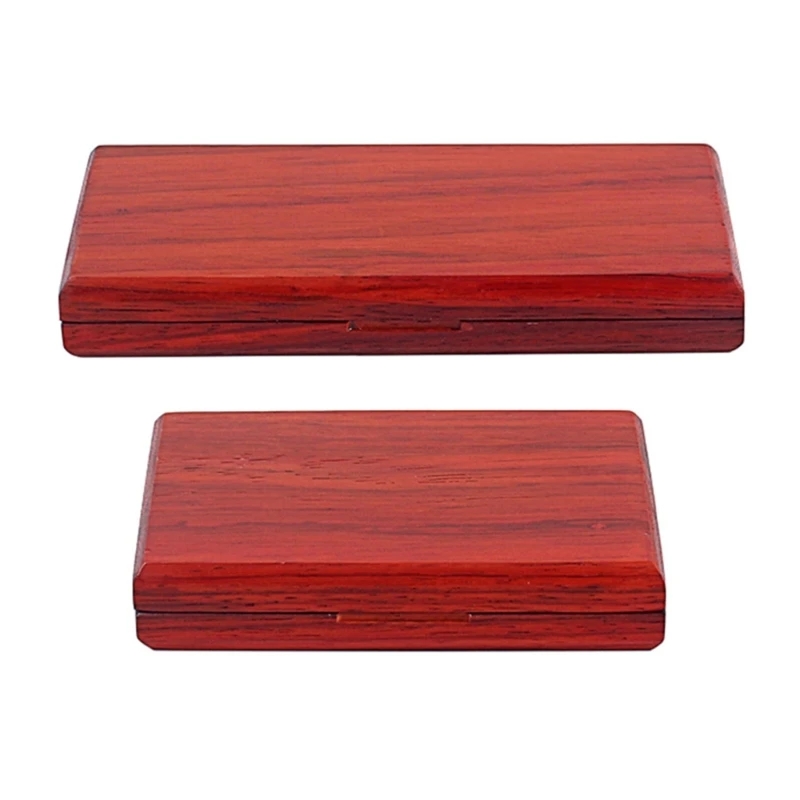 

Red Wooden Oboe Reeds Container Against Moisture Protector 10Pcs or 12Pcs Oboe Reeds Holder Box for Strong Protection