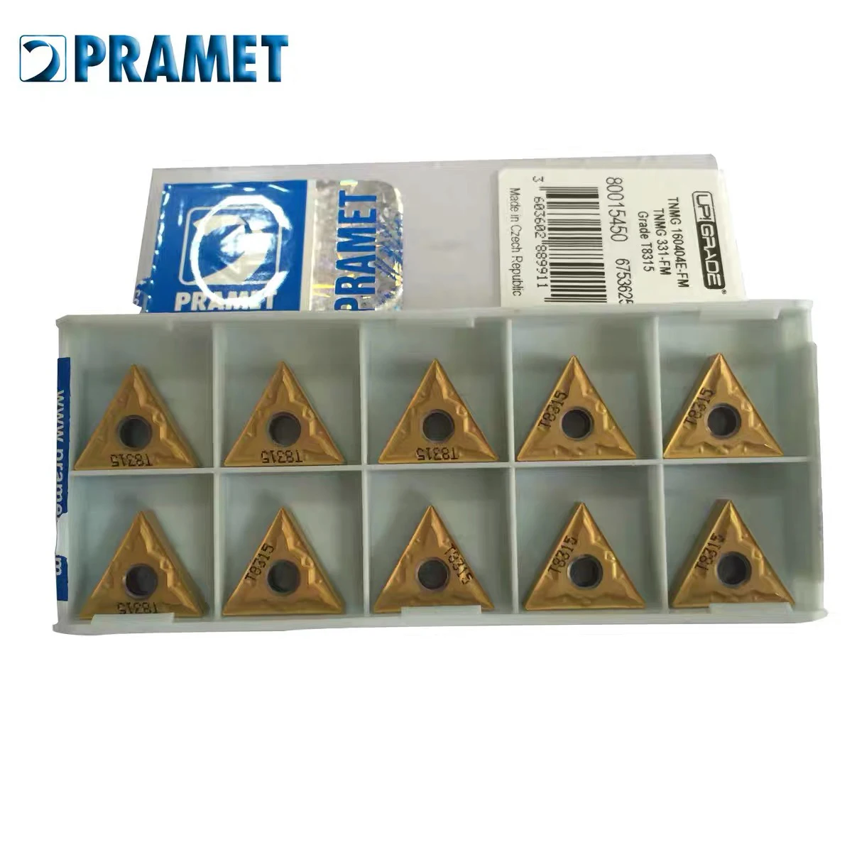 Inserts Pramet 100% Original TNMG 331-FM TNMG 332-FM TNMG160404 TNMG160408E-FM T8315 High Quality External Turning Tool Carbide