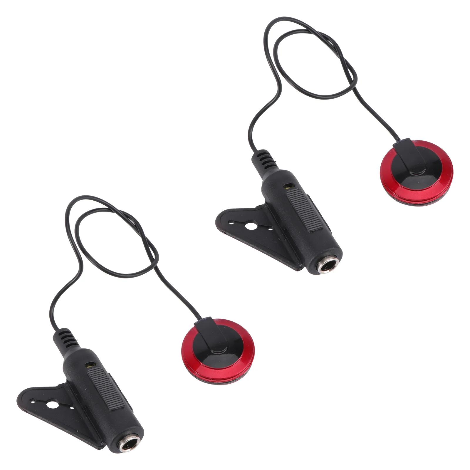 

2 Sets Practical Punch Free Sound Hole Pickup Microphone Pickup Piezo Transducer for Guitar Cello Banjo Ukulele