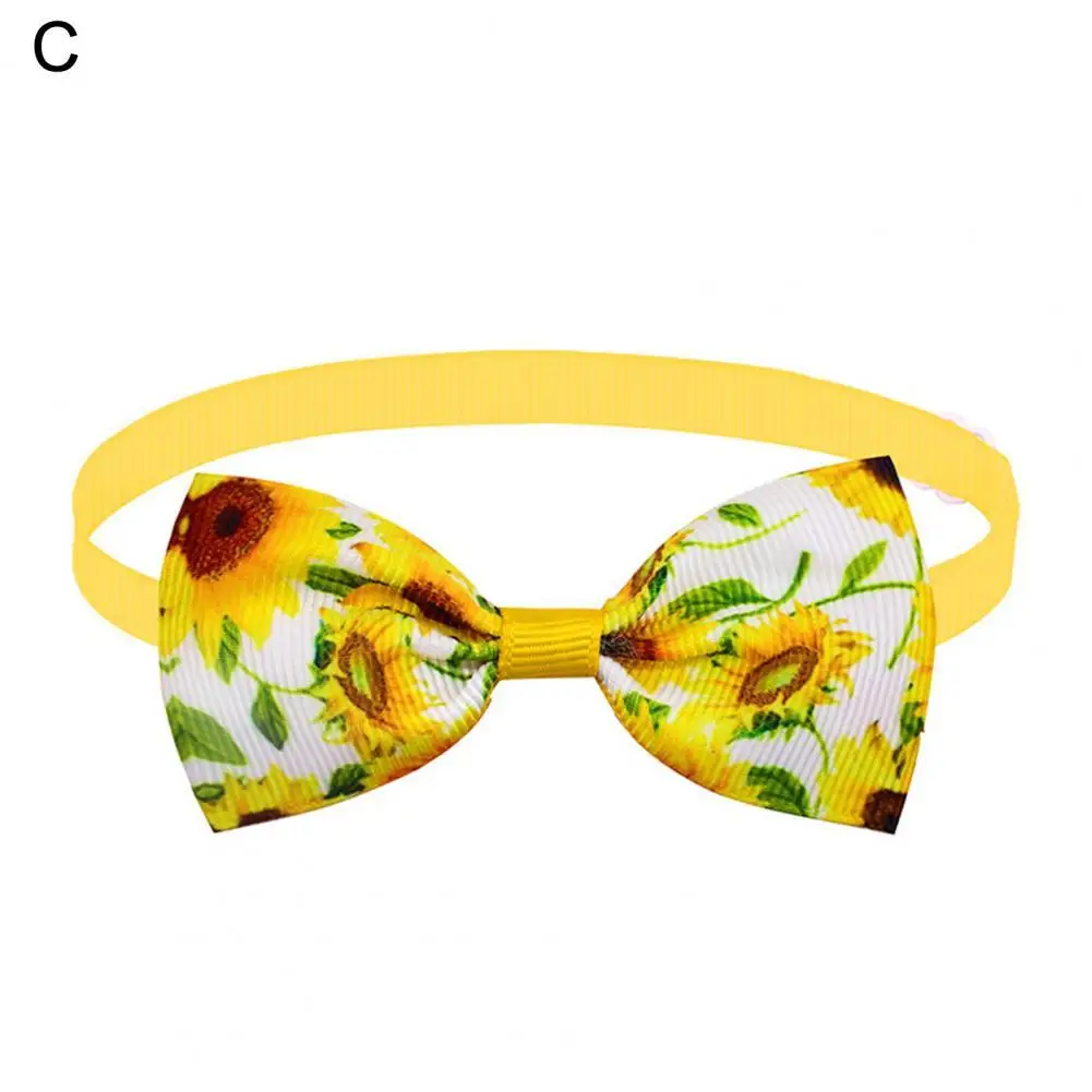 

Chic Dog Collar Adorable Washable Comfortable to Wear Pet Neck Bow Puppy Collar Pet Collar