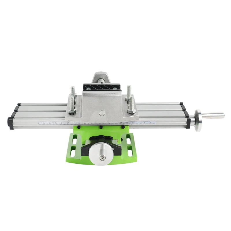 

Multifunction Milling Machine Bench Drill Vise Worktable X Y-Axis Adjustment Coordinate Table+2.5Inch Parallel-Jaw Vice