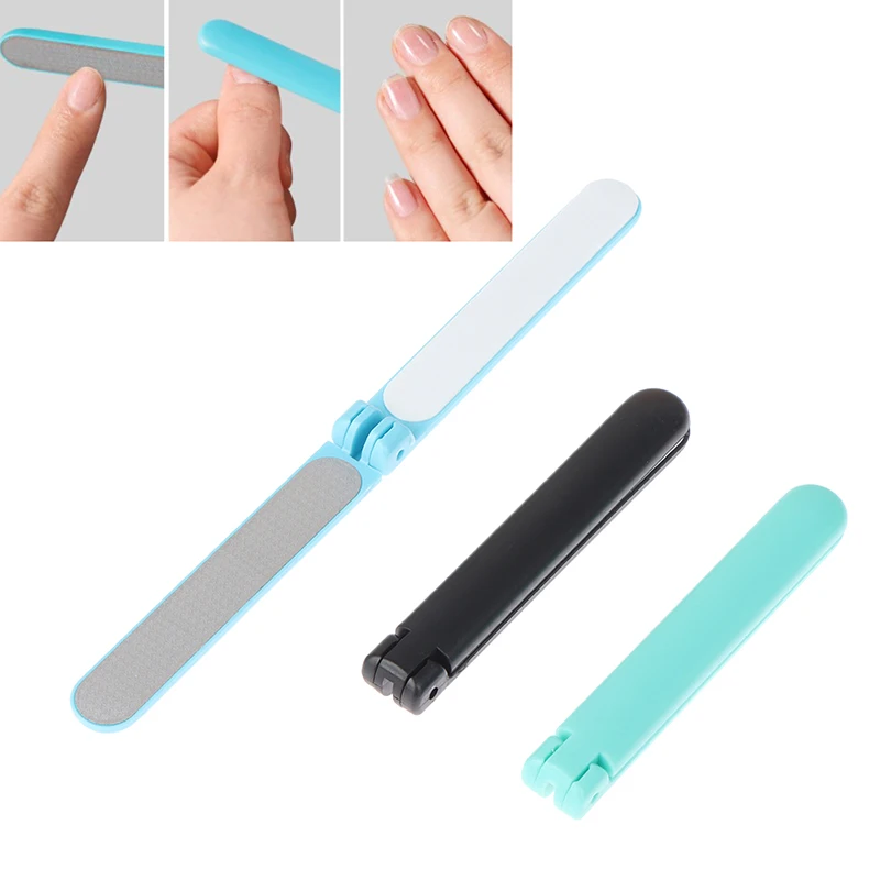 

Professionals Nail File Dual Side Folding Nail Polishing Equipment Manicure Accessories Tool File Buffer Polishing Sponge Block