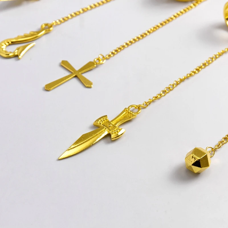 Браслеты-цепочки Kurapika для взрослых и детей классные кольца на пять пальцев