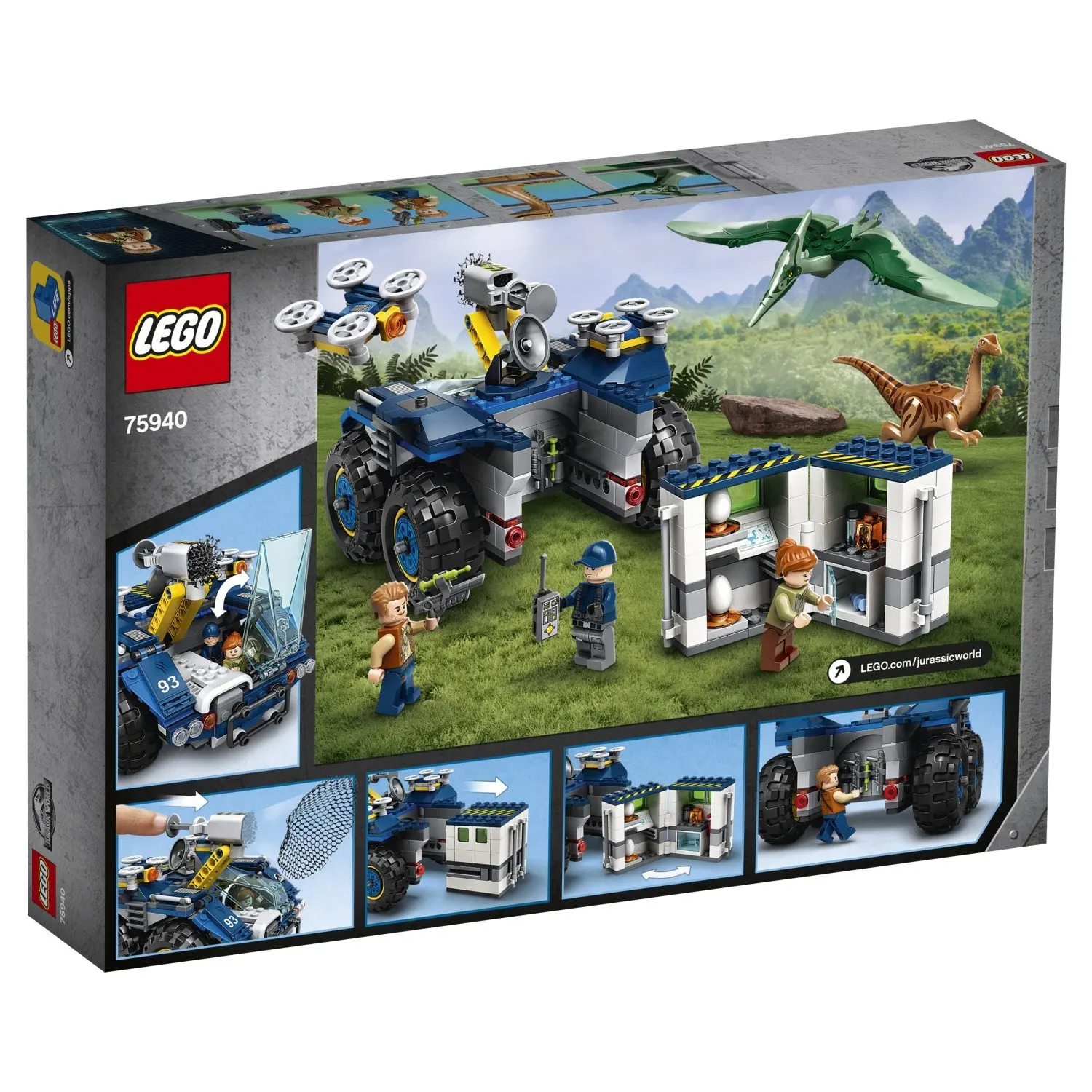 Конструктор LEGO Jurassic World Побег галлимима и птеранодона | Игрушки хобби