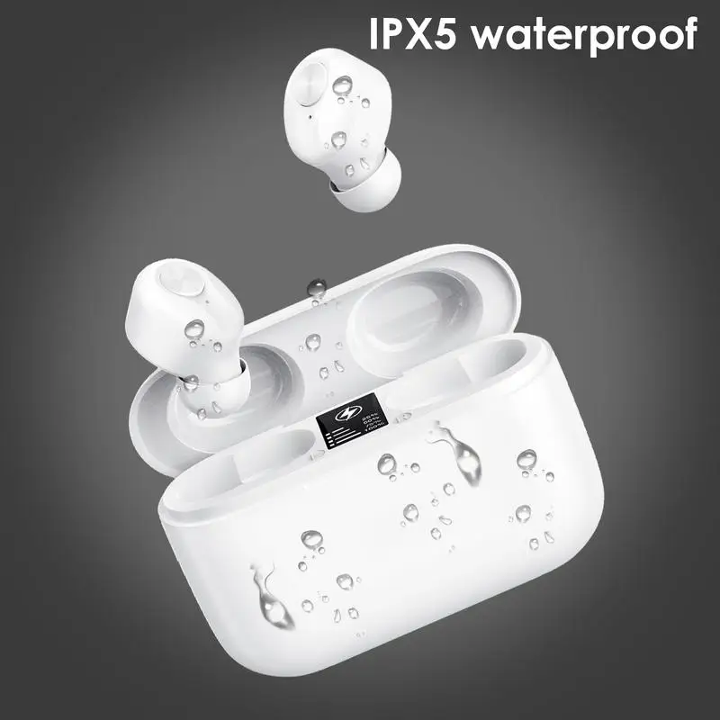 

Wireless Earphones | Blue-tooth 5.0 Earbuds Intelligent LED Digital Display With Noise-canceling IPX5 Waterproof For Sports
