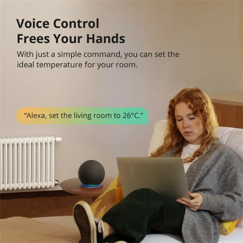 Термостатический клапан радиатора SONOFF Zigbee привод термостата контроль