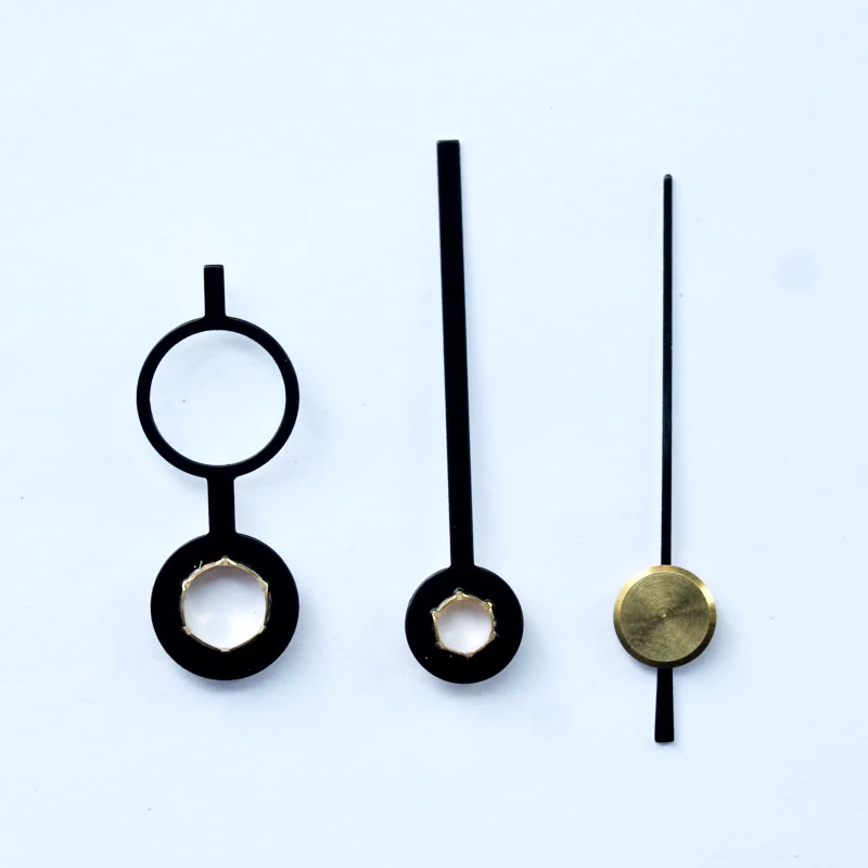 S Shaft Short Clock Hands 8802#black (just hands) Metal Aluminum DIY Quartz Accessory High quality kits |