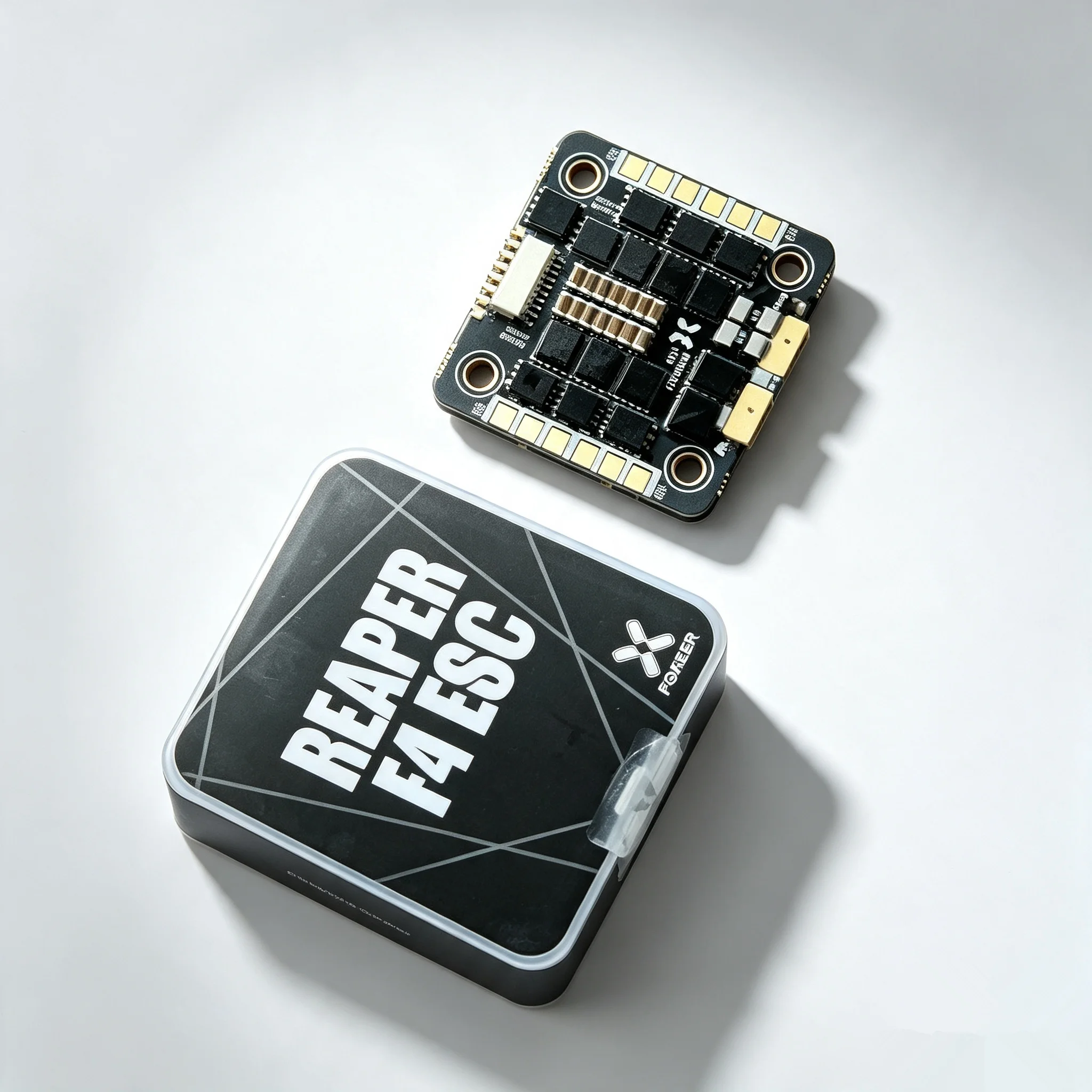 Фото Foxeer Reaper F4 128K 65A BL32 BLHeli32 4-в-1 9~40В 3-8S ESC 30.5*30.5мм M3 DShot1200 для FPV-деталей №1