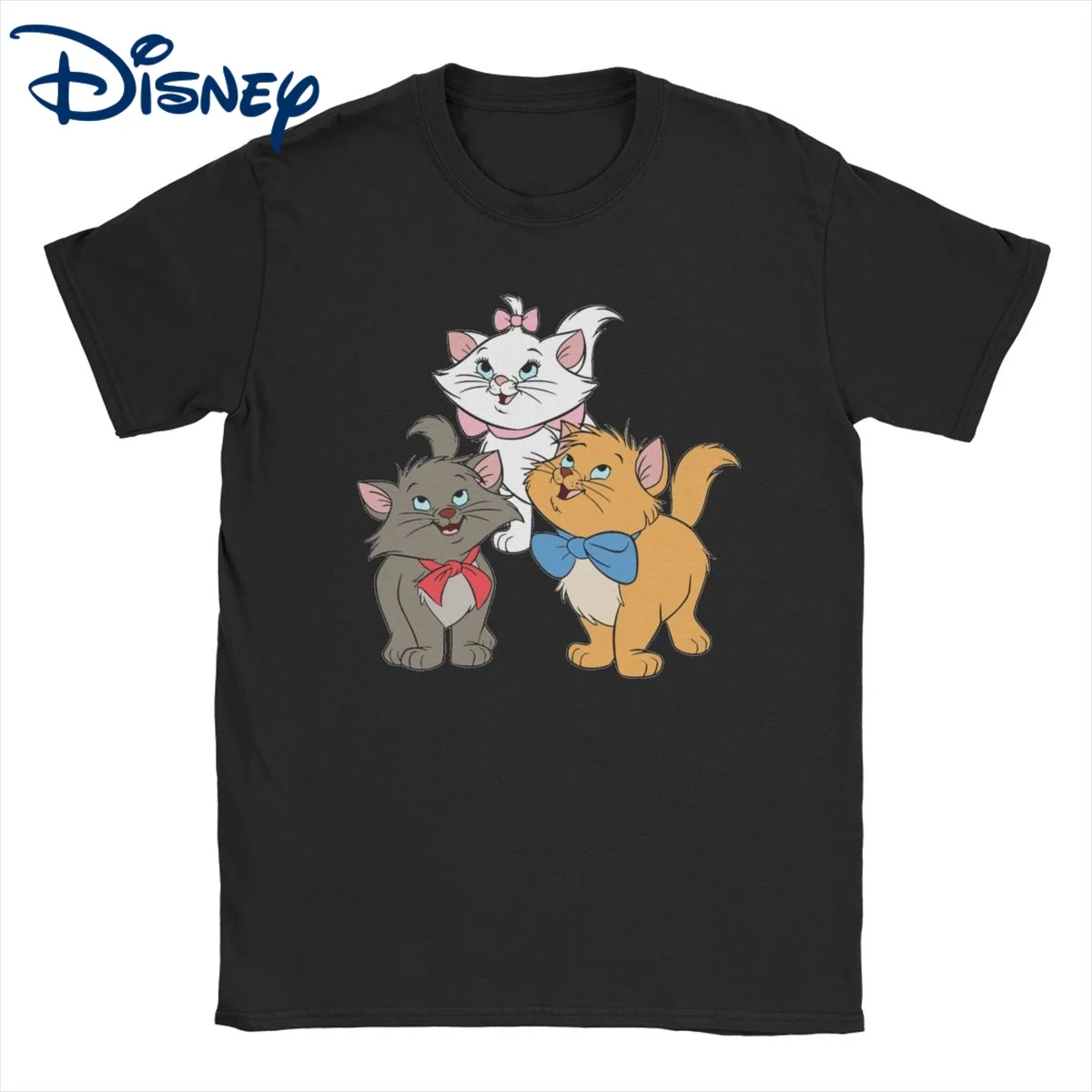 

Aristocats Marie Berlioz Toulouse Cats T-Shirts for Men Women Disney Humor Pure Cotton Tee Shirt T Shirts Birthday Present Tops