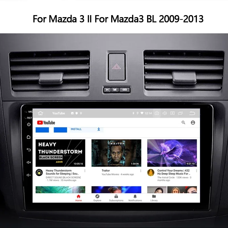 Idoing 9-дюймовый головной блок Plug And Play для Mazda 3 II Mazda3 BL 2009-2013 автомобильное стерео