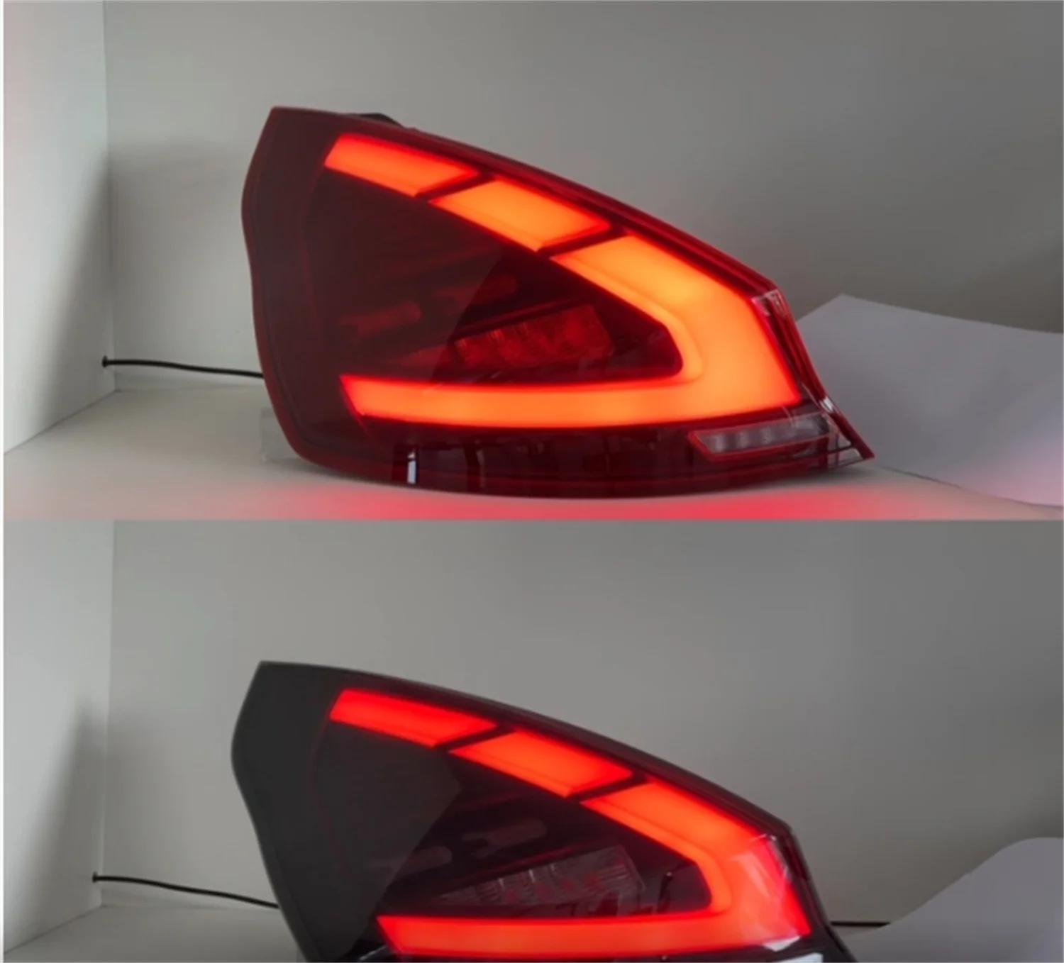 Автомобильный светодиодный задний фонарь для Ford Fiesta стоп-сигнал заднего хода