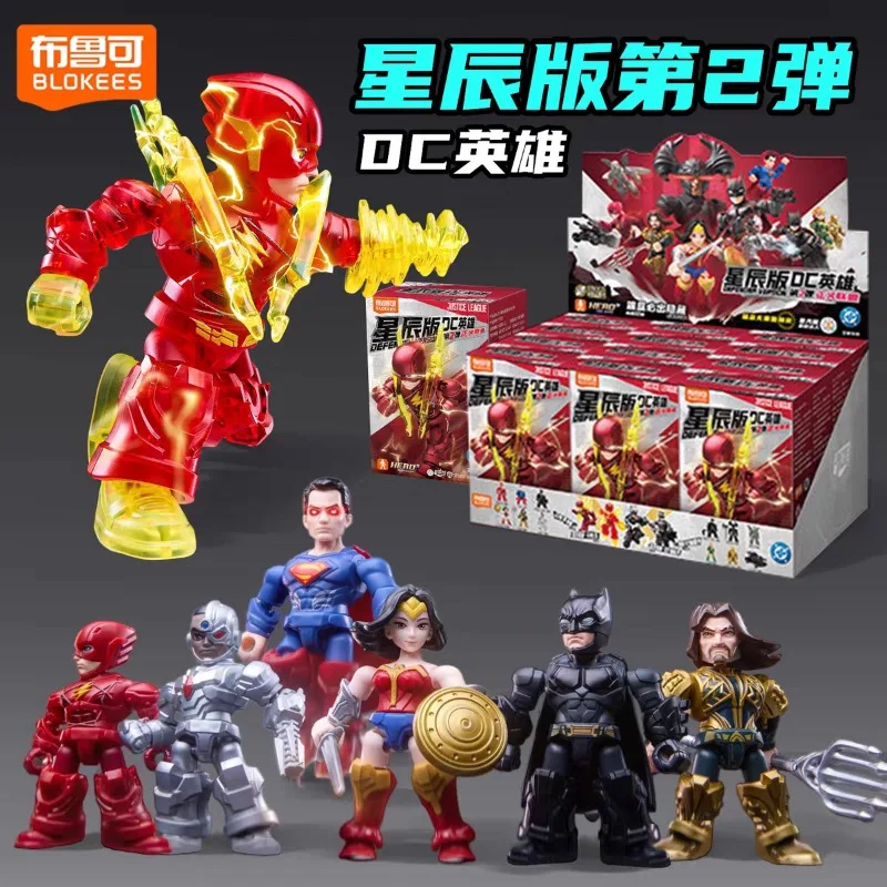 Фото Blokees DC Super Hero Star Edition Wave 2: Бэтмен, Супермен, Лига Справедливости — Фигурки-конструкторы в закрытой упаковке, коллекционная игрушка, подарок №2