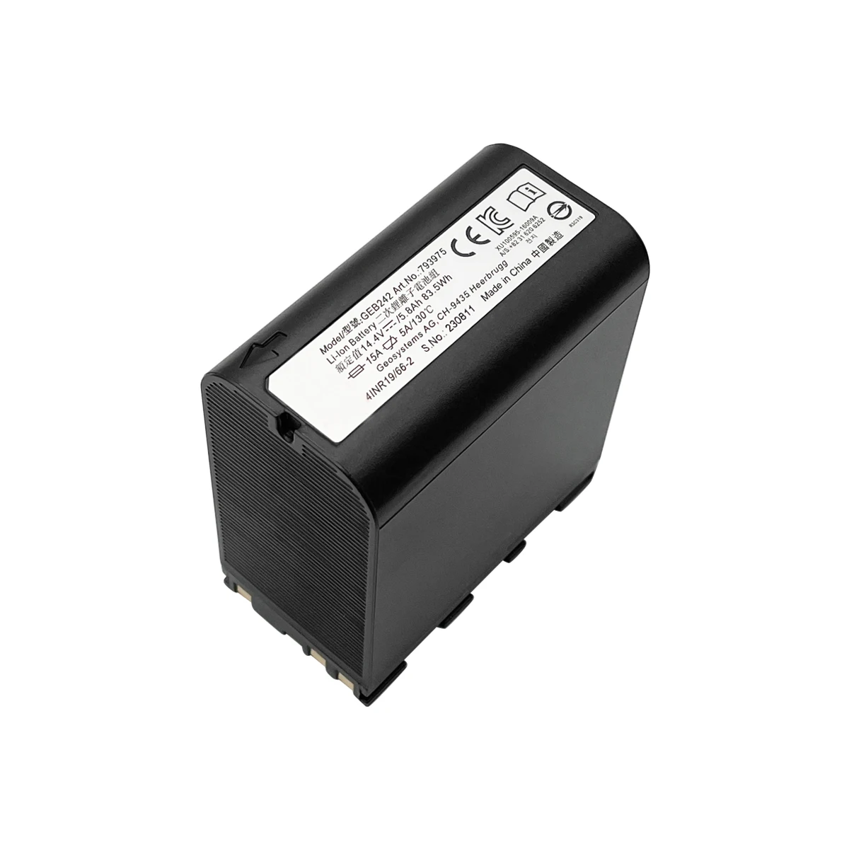 Литий-ионная аккумуляторная батарея GEB242 для серии Leica Pack TS30 TS тахеометра TM30/50/60
